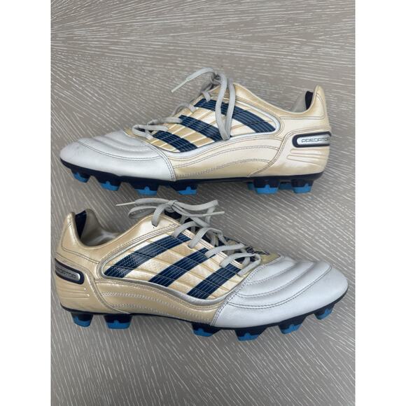 Addidas Predator Cleats Size 13 US White Blue And Yellow No Box main image 9